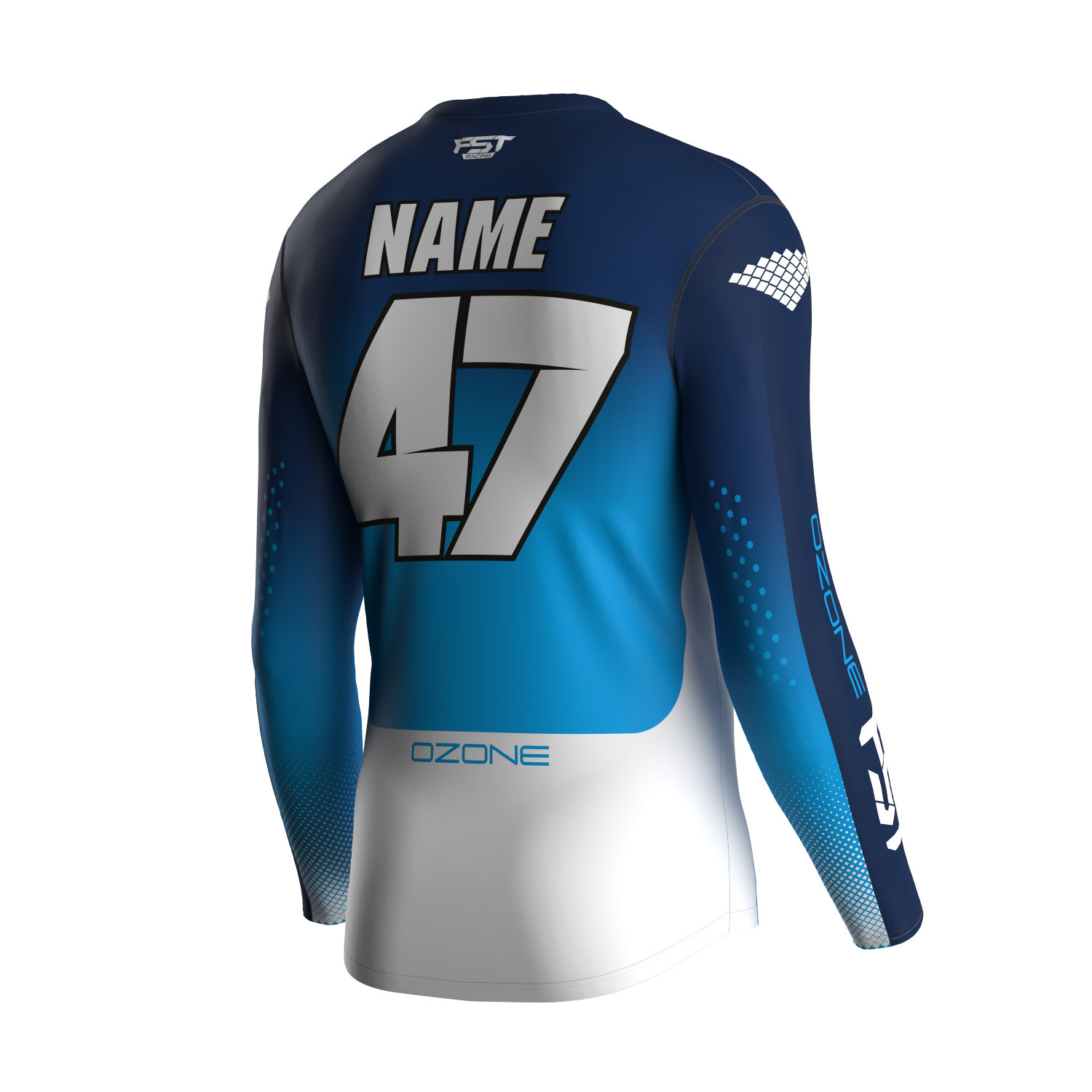 MX jersey slim fit OZONE blue