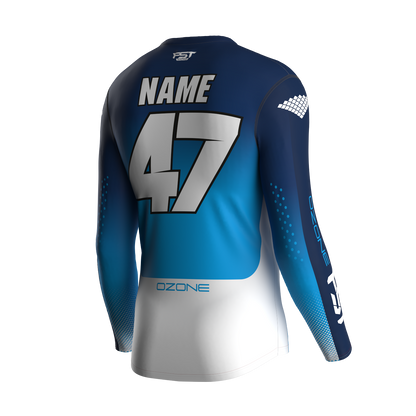 MX jersey slim fit OZONE blue