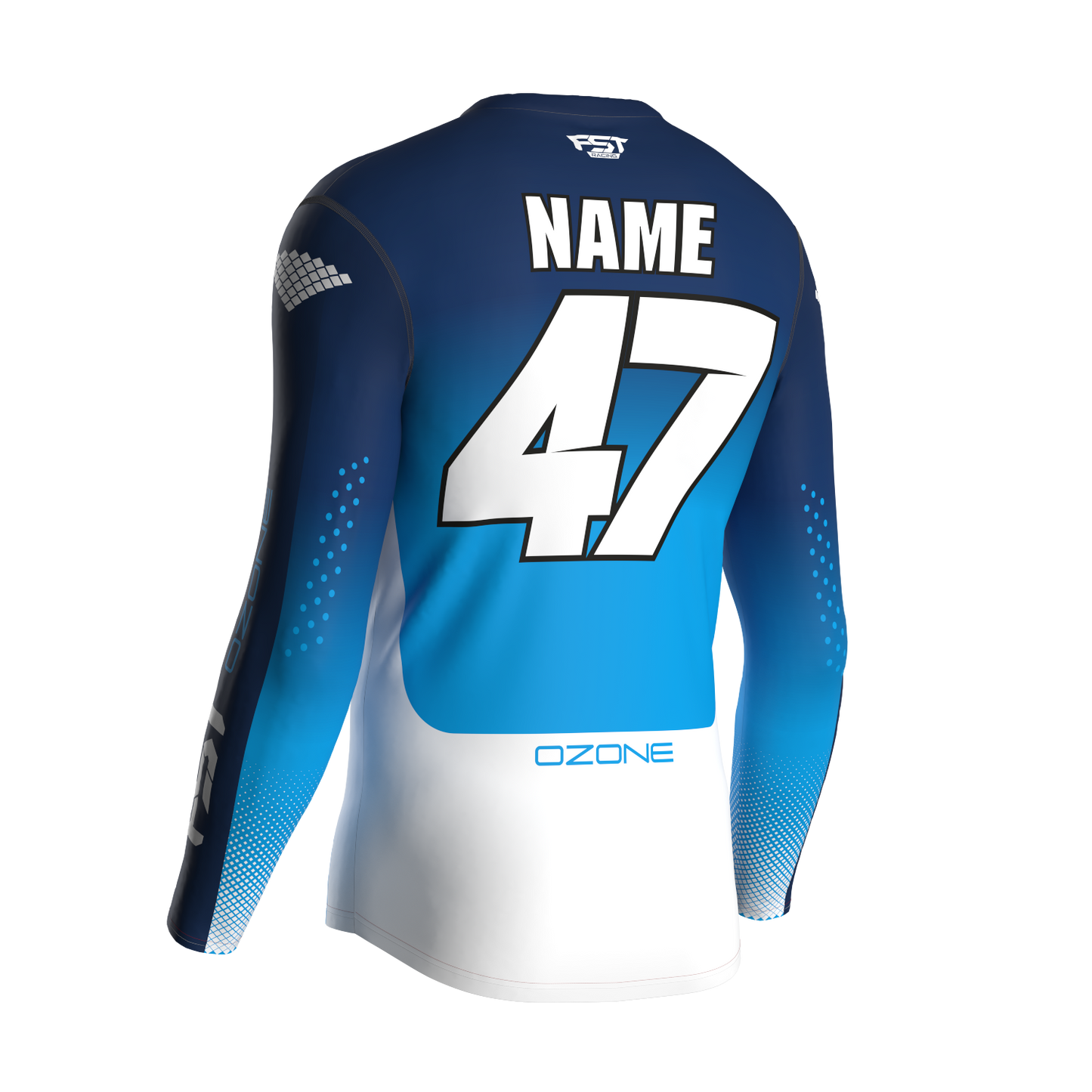 MX jersey slim fit OZONE blue