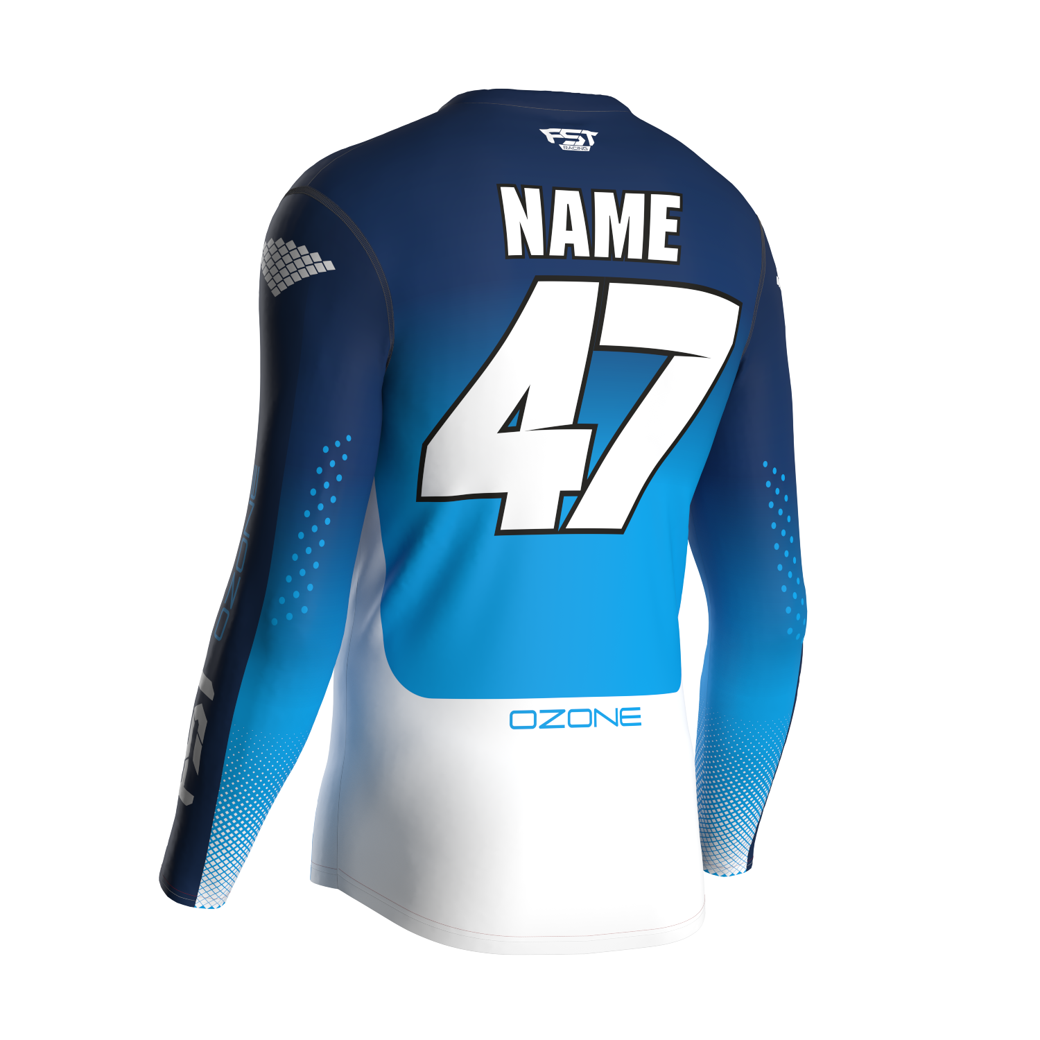 MX jersey slim fit OZONE blue