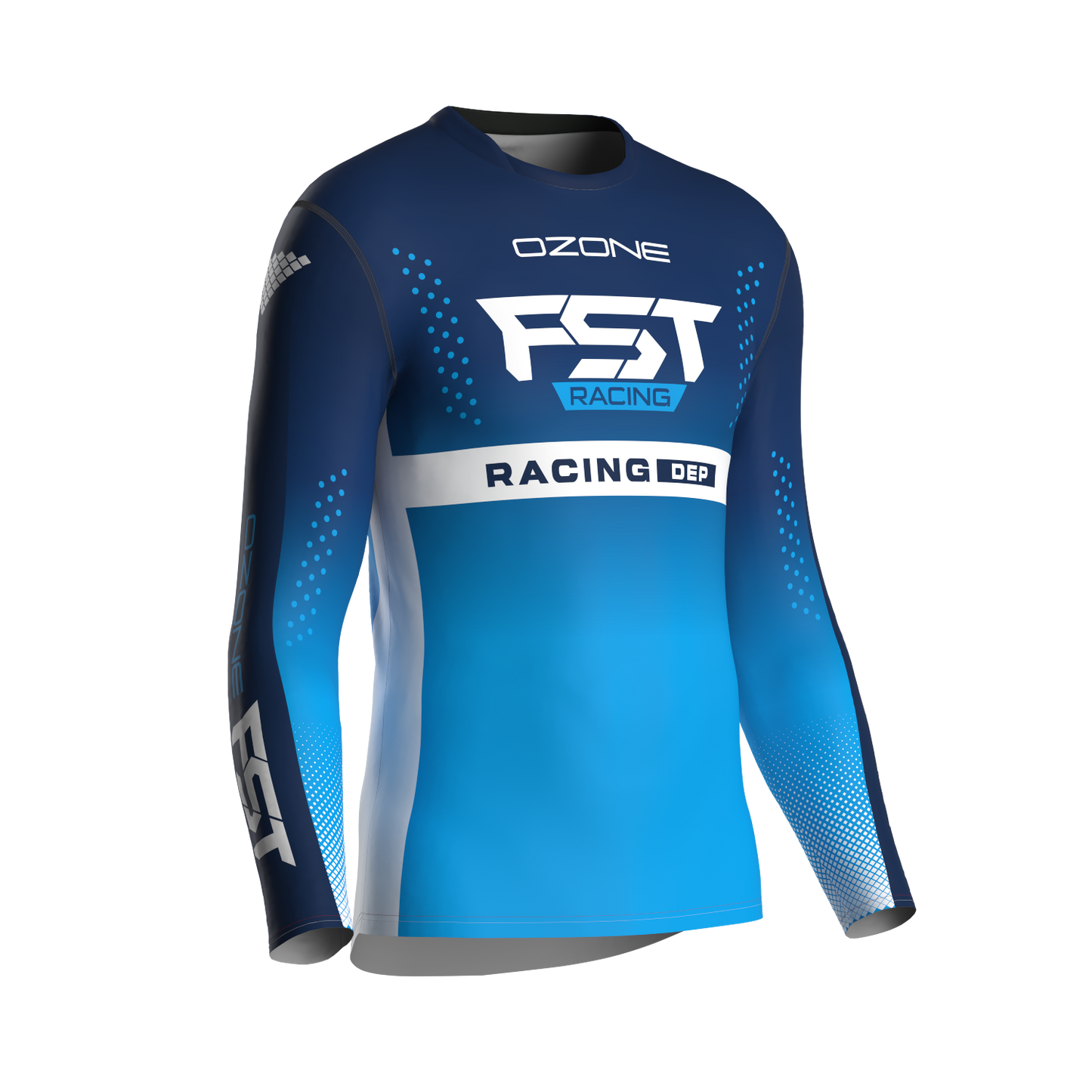 MX jersey slim fit OZONE blue