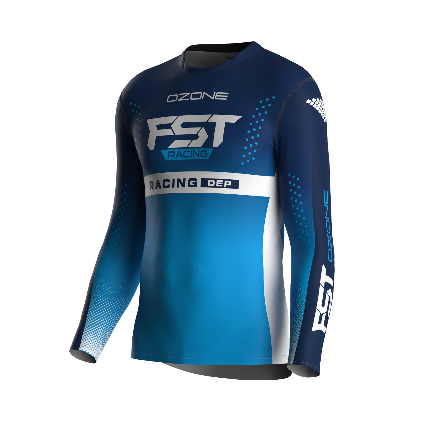 MX jersey slim fit OZONE blue