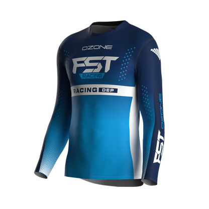 MX jersey slim fit OZONE blue