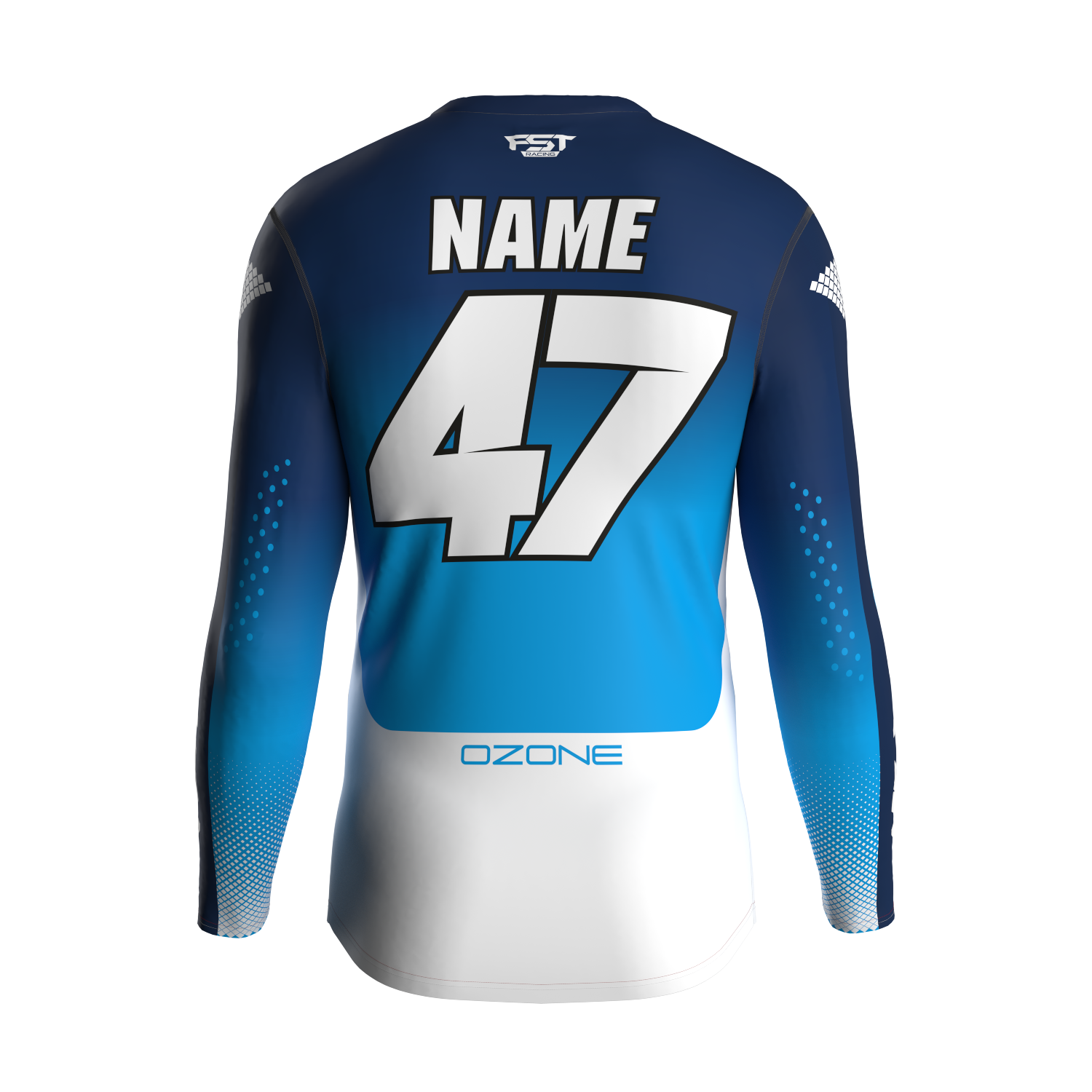 MX jersey slim fit OZONE blue