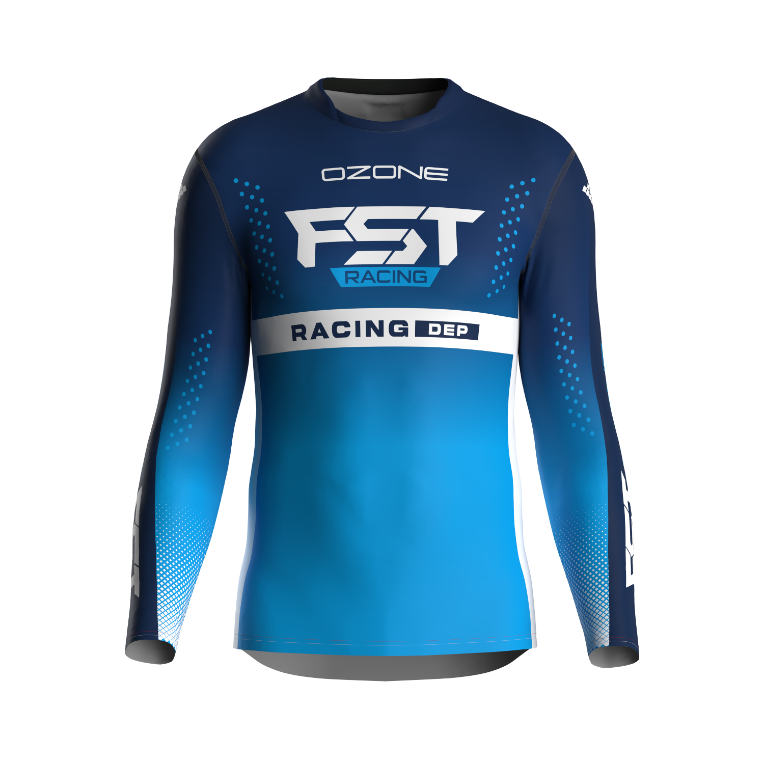 MX jersey slim fit OZONE blue