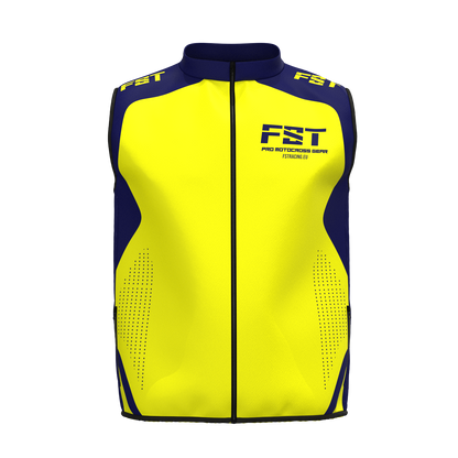 New! Motocross vest Yellow/Blue