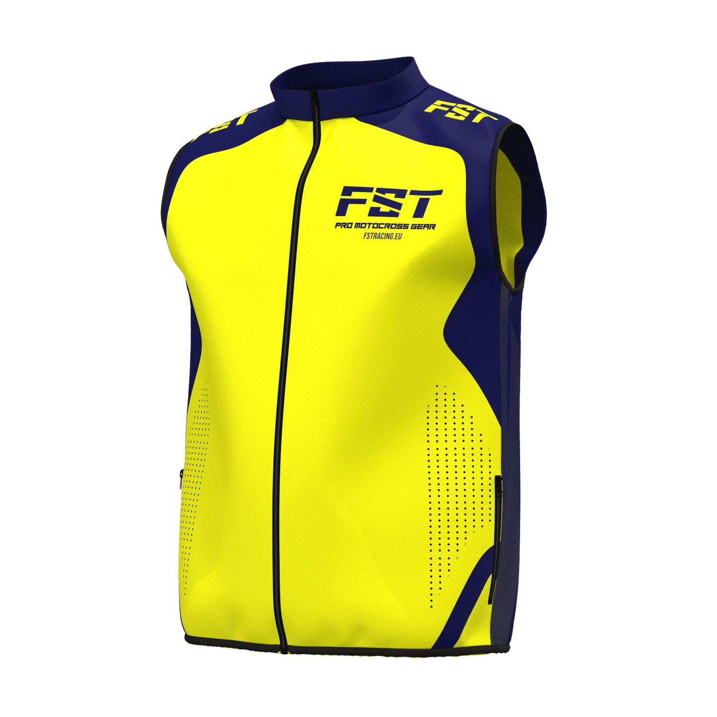 New! Motocross vest Yellow/Blue