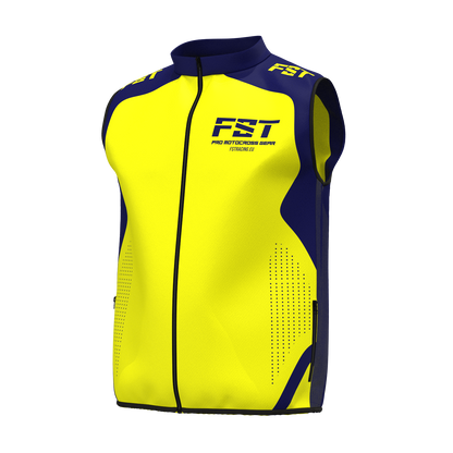 New! Motocross vest Yellow/Blue