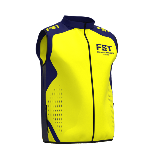 New! Motocross vest Yellow/Blue