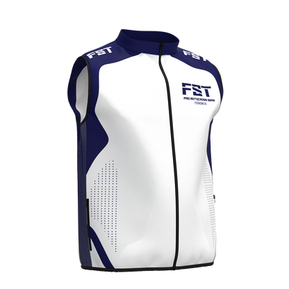 New! Motocross vest White/Blue