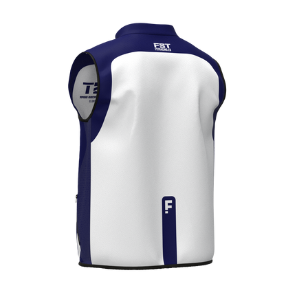 New! Motocross vest White/Blue