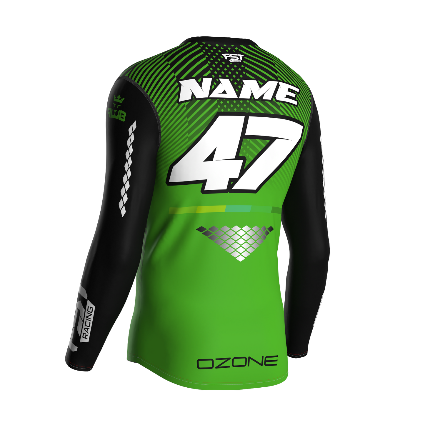 MX jersey slim fit OZONE green