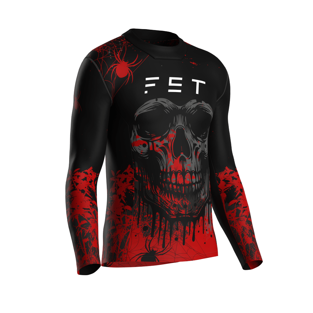 HALLOWEEN SEASON MX JERSEY RED - Image 1