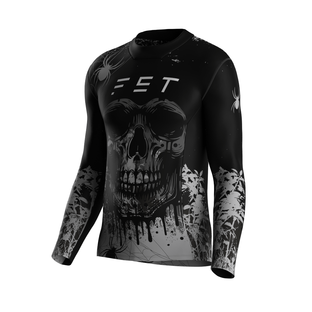 HALLOWEEN SEASON MX JERSEY GRAY - Image 3