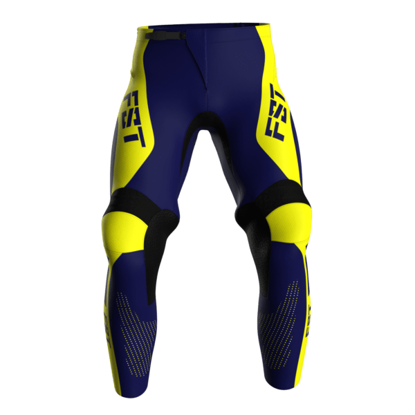 Motocross Pants - PRO Blue/Yellow