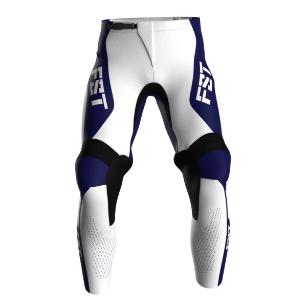 Motocross Pants - PRO White/Blue