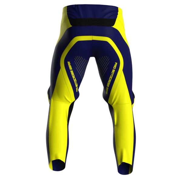 Motocross Pants - PRO Blue/Yellow