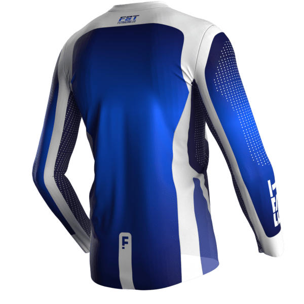 Motocross jersey PRO Blue/White