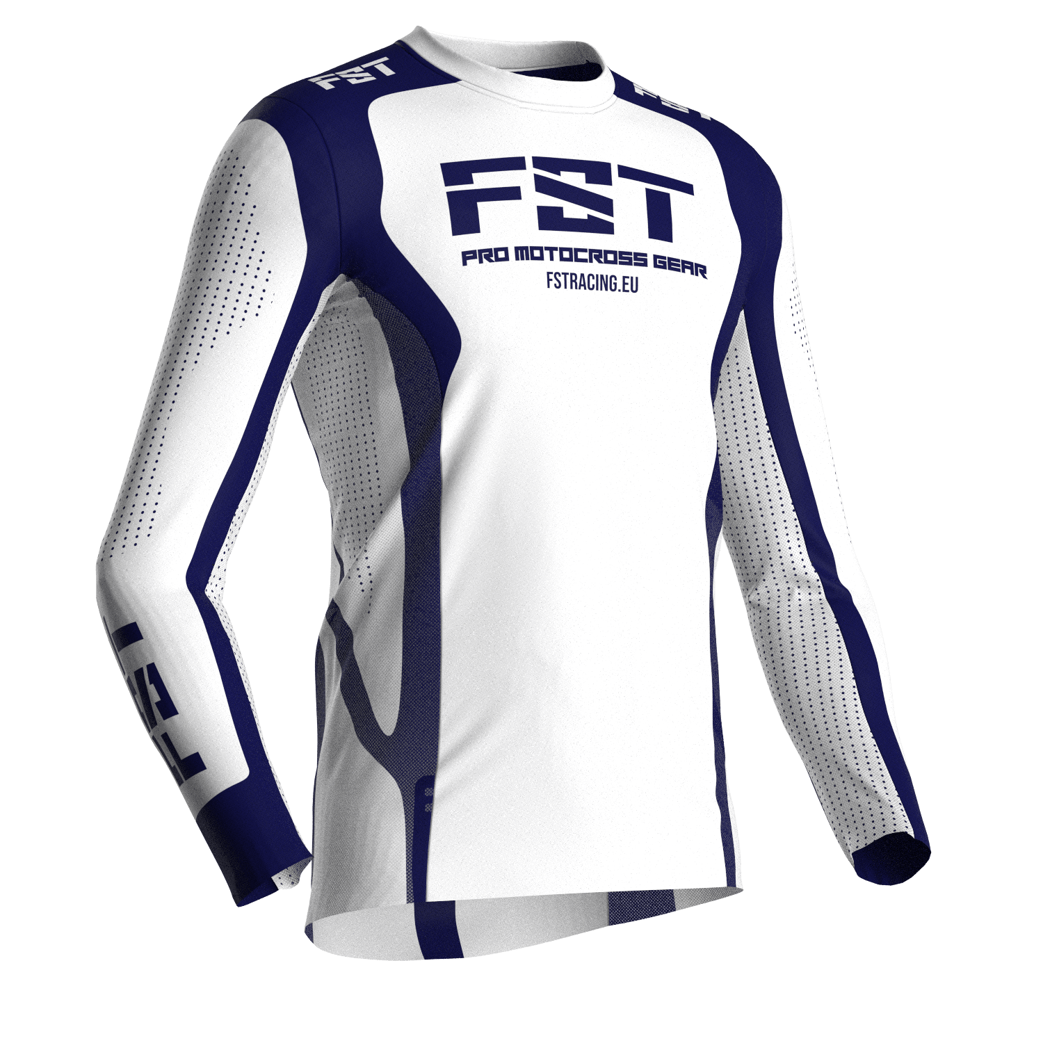 Motocross jersey PRO White - Image 1