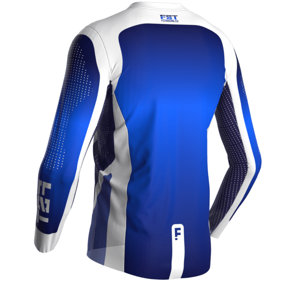 Motocross jersey PRO Blue/White