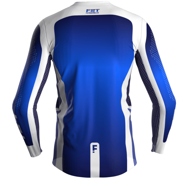 Motocross jersey PRO Blue/White