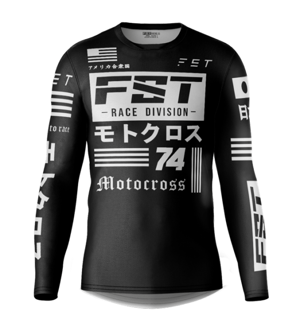 HERO MX JERSEY BLACK - CUSTOM Rider ID