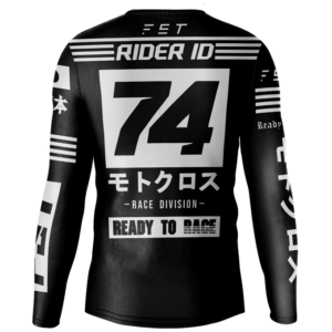 HERO MX JERSEY BLACK - CUSTOM Rider ID - Image 2