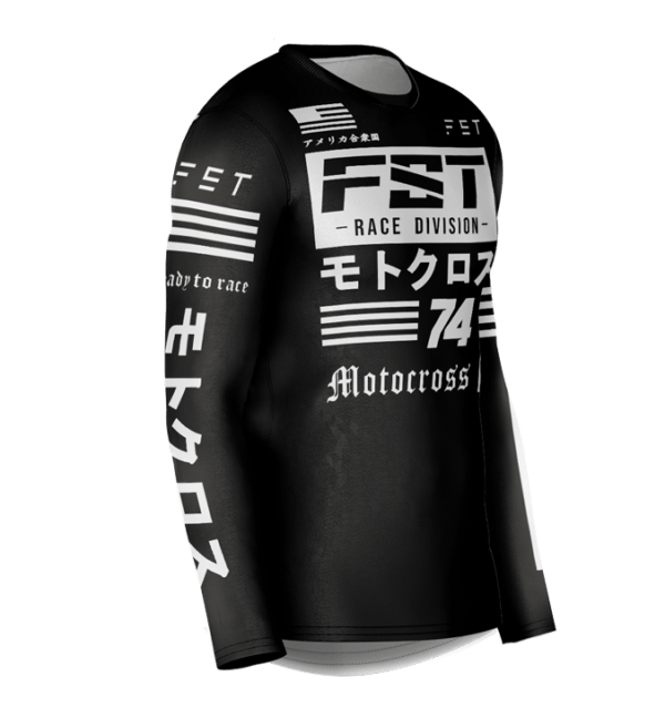 HERO MX JERSEY BLACK - CUSTOM Rider ID