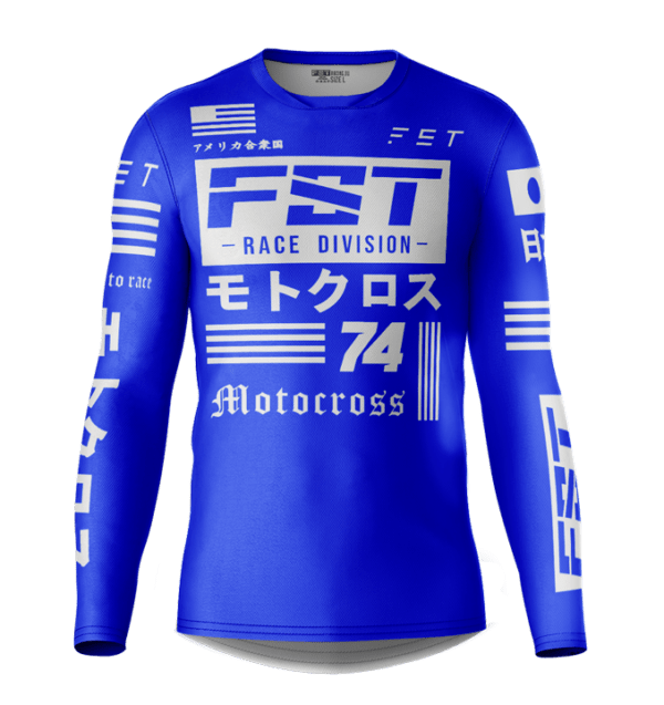 HERO MX JERSEY BLUE - CUSTOM Rider ID