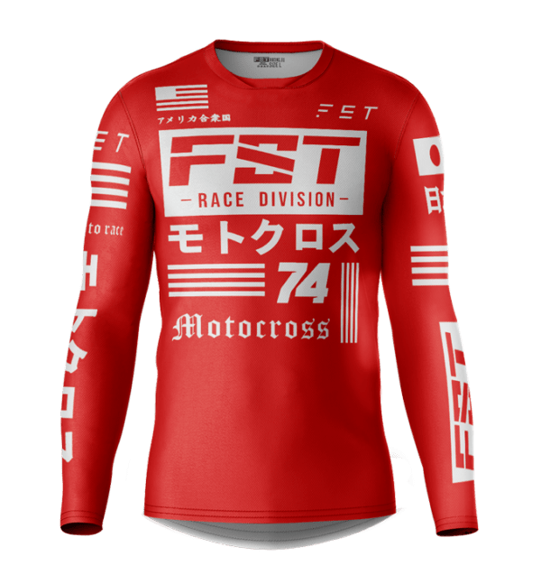 HERO MX JERSEY RED - CUSTOM Rider ID