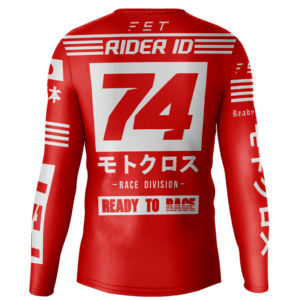 HERO MX JERSEY RED - CUSTOM Rider ID - Image 2