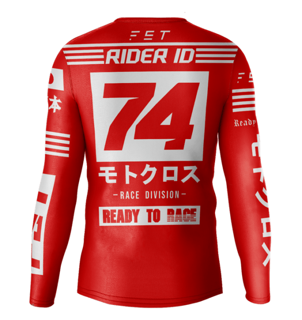 HERO MX JERSEY RED - CUSTOM Rider ID