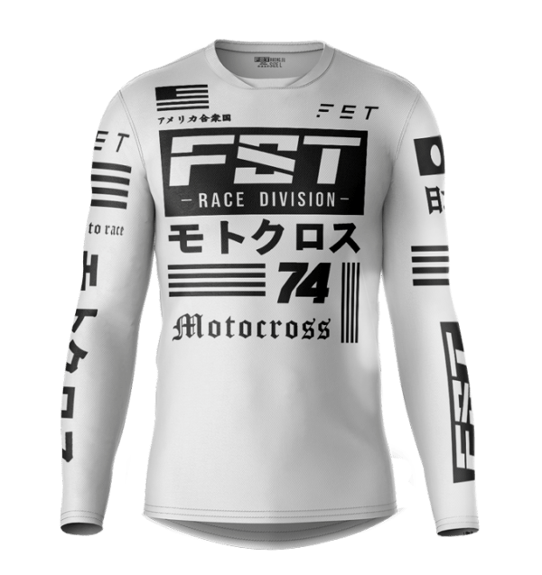 HERO MX JERSEY WHITE- CUSTOM Rider ID
