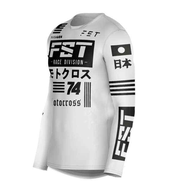 HERO MX JERSEY WHITE- CUSTOM Rider ID