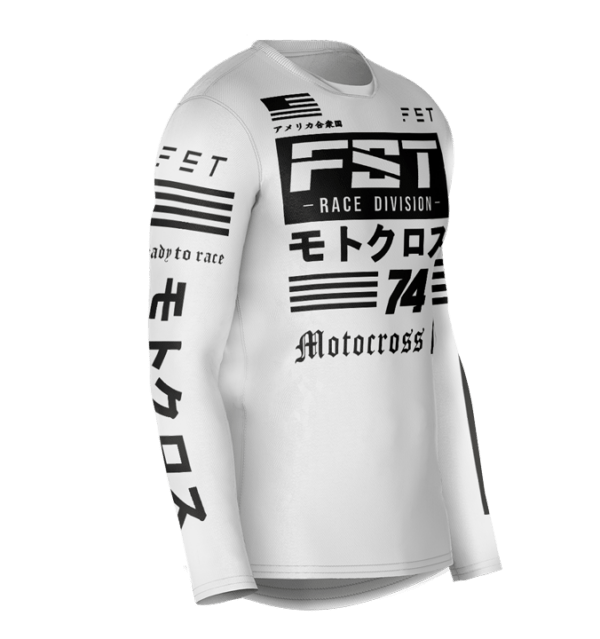 HERO MX JERSEY WHITE- CUSTOM Rider ID