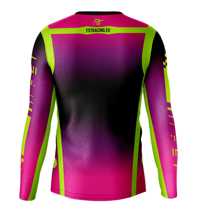 CROSS MX JERSEY PURPLE/PINK/NEON - Image 2