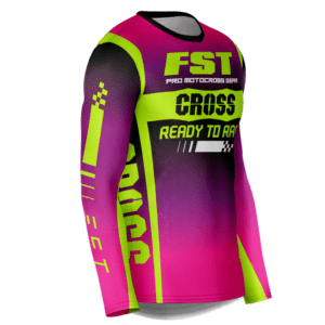CROSS MX JERSEY PURPLE/PINK/NEON - Image 4