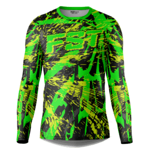 Venom Green/Gray Motocross Jersey