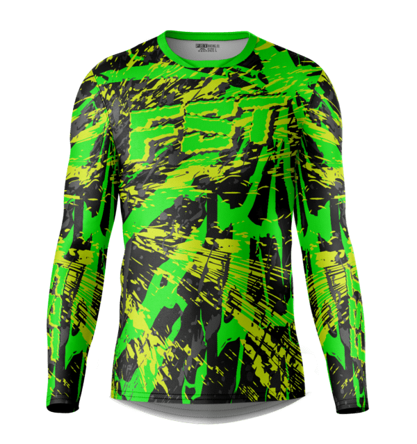 Venom Green/Gray Motocross Jersey