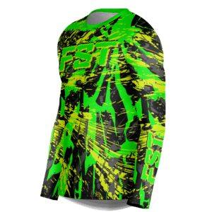 Venom Green/Gray Motocross Jersey - Image 4