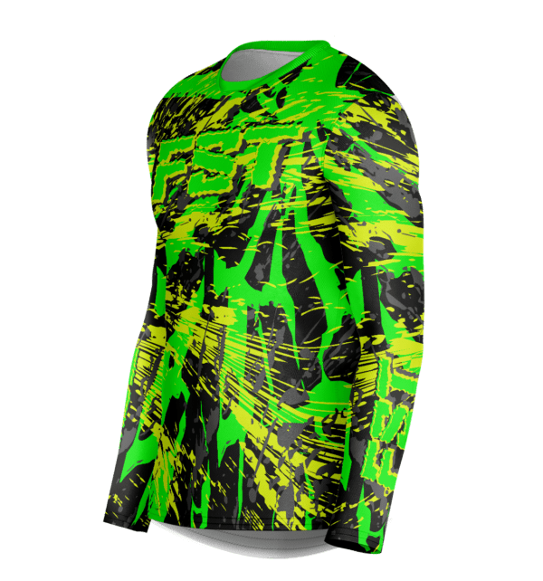 Venom Green/Gray Motocross Jersey