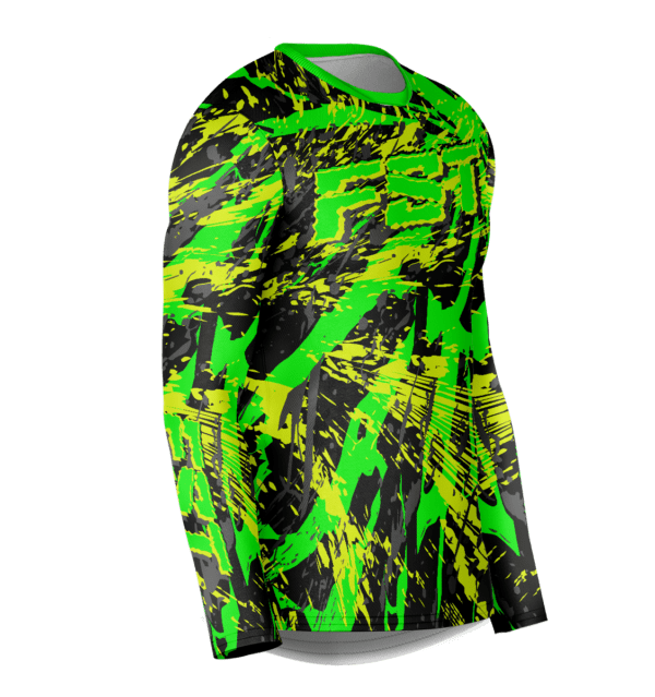 Venom Green/Gray Motocross Jersey