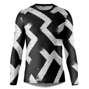 Fresh Black Pattern Motocross Jersey