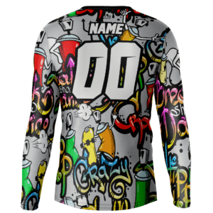 Fresh Colorful Pattern Motocross Jersey - Image 2