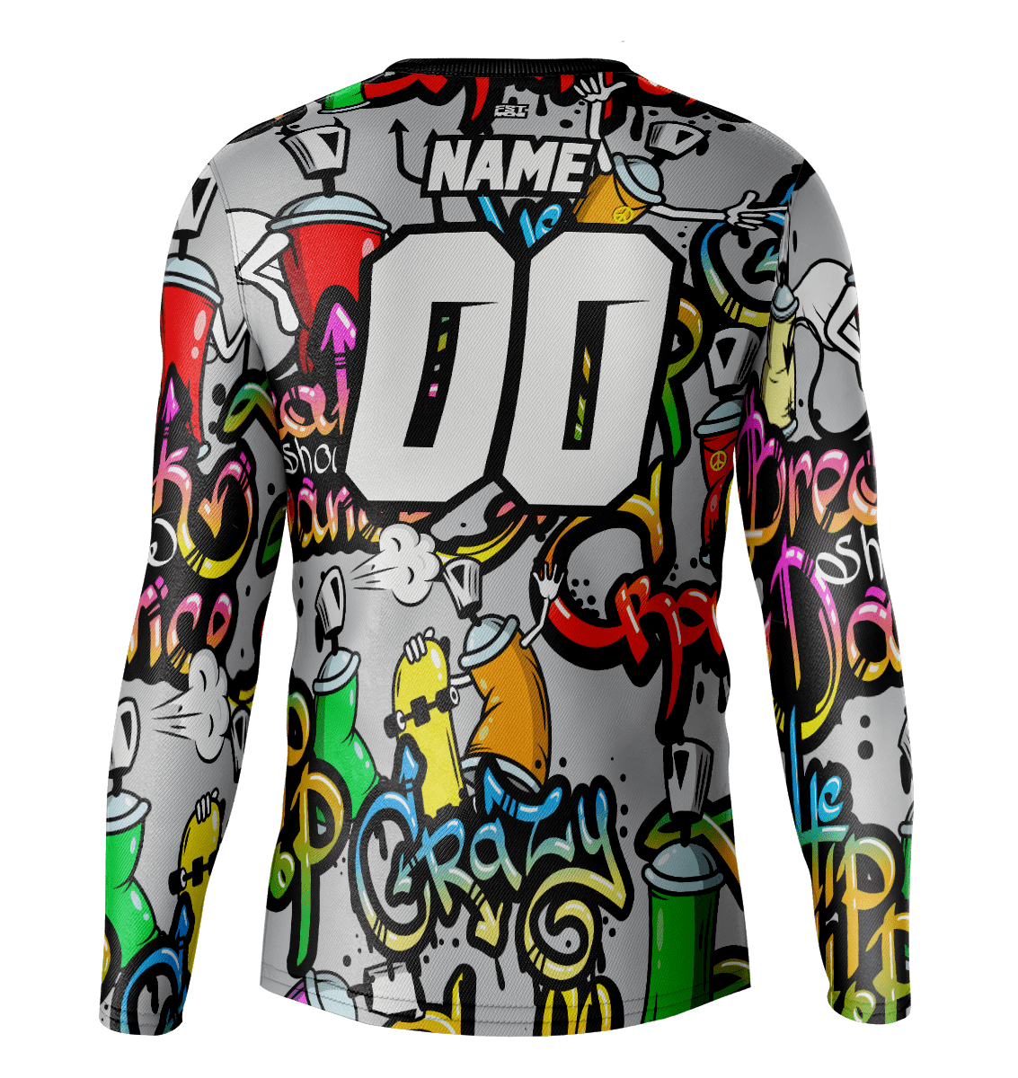 Fresh Colorful Pattern Motocross Jersey - Image 2