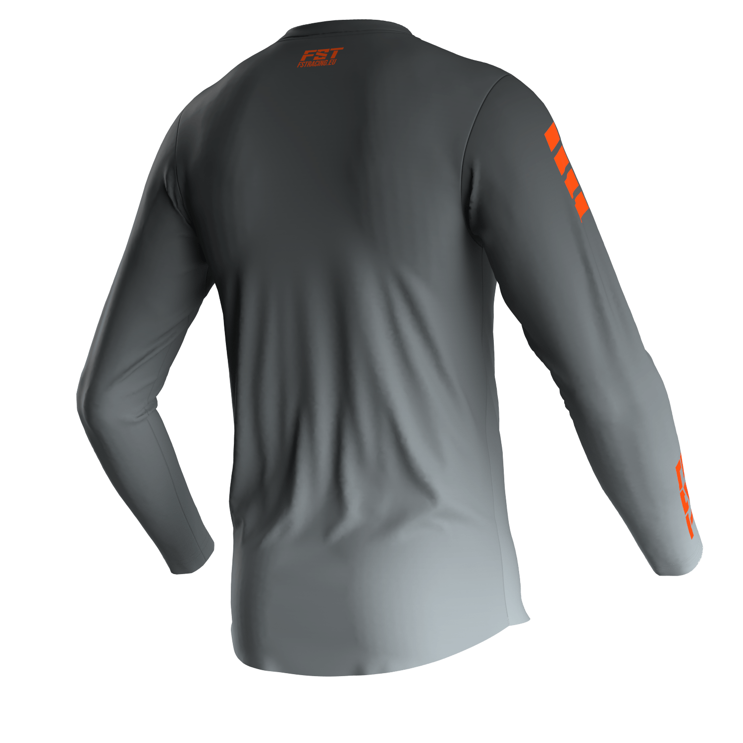 GRAY BASIC MOTOCROSS JERSEY - Image 3