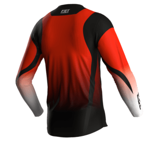 RED BASICS MOTOCROSS JERSEY - Image 3
