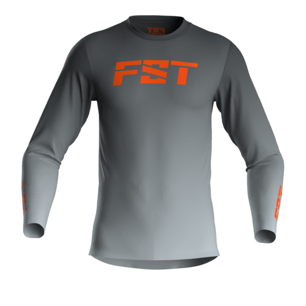 GRAY BASIC MOTOCROSS JERSEY