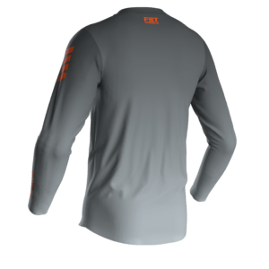 GRAY BASIC MOTOCROSS JERSEY - Image 2