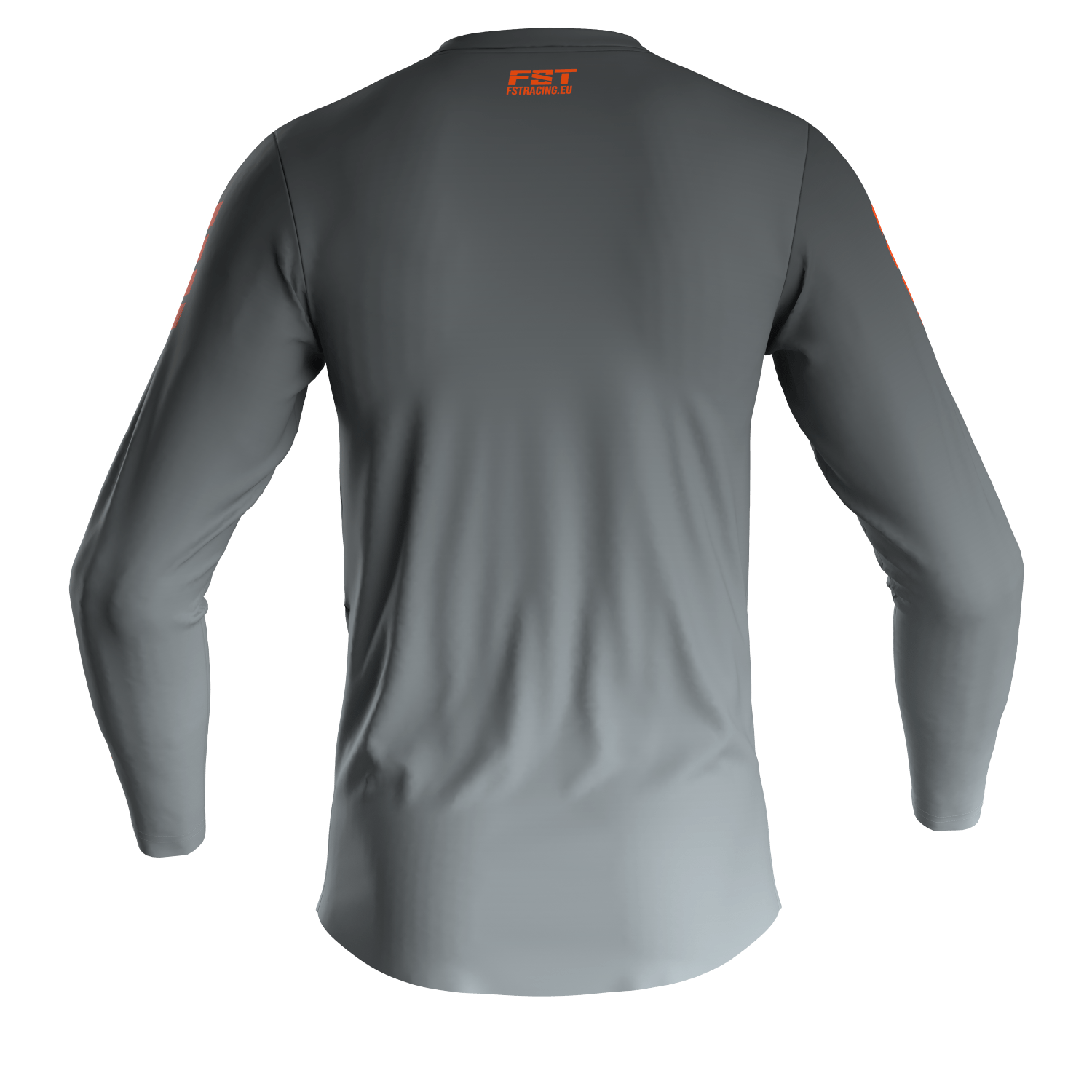 GRAY BASIC MOTOCROSS JERSEY - Image 5